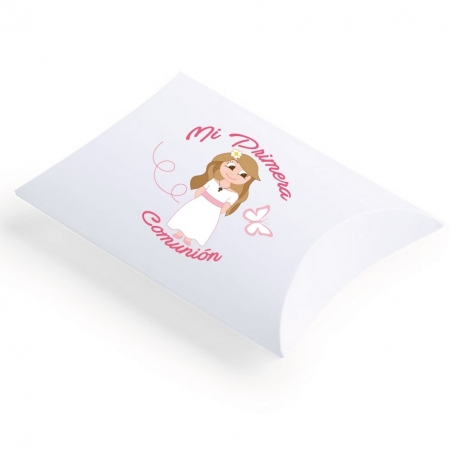 Boîte pour les cadeaux de communion fille