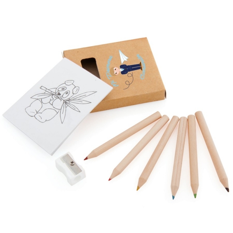 Set de coloriage pour la communion d'un garçon