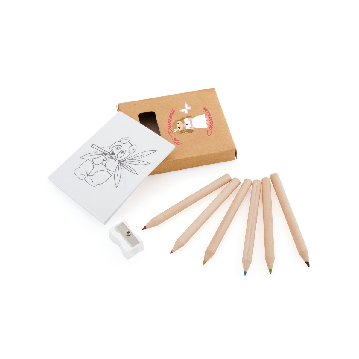 Set de coloriage pour la communion de fille