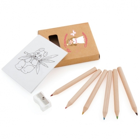 Set De Coloriage Pour Communion Fille