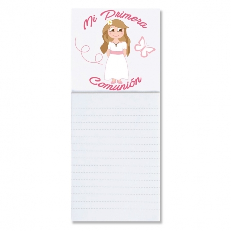 Bloc Notes Aimanté Pour Cadeau Communion Fille