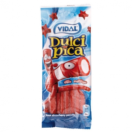 Réglisses à la fraise avec pica pica