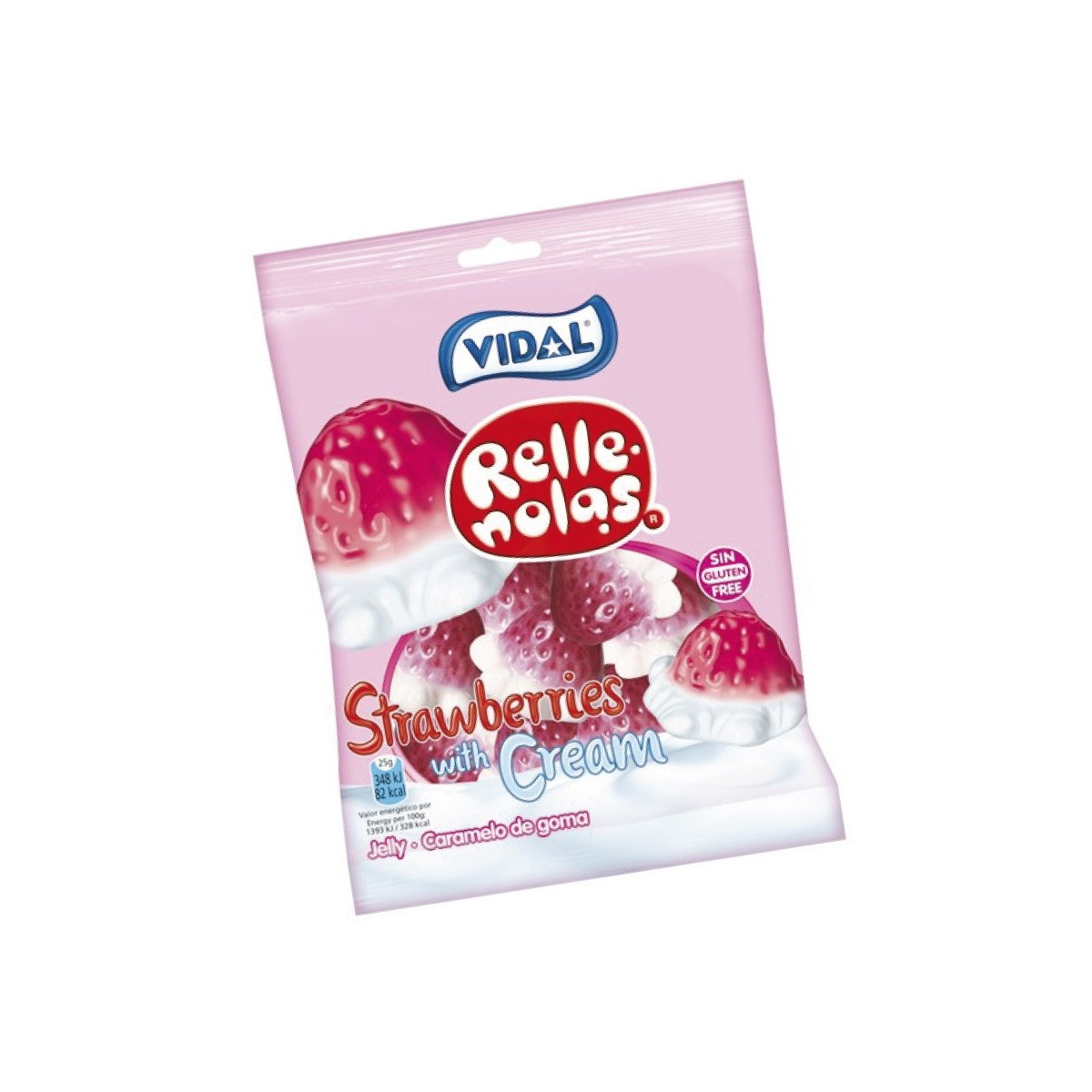 Fraises avec de la crème de guimauve