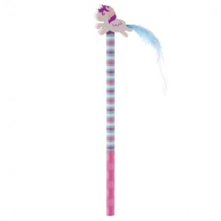 Crayons avec gommes licornes