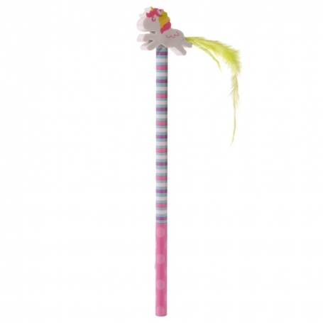Crayons avec gommes licornes
