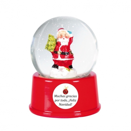 Boule en verre de noël