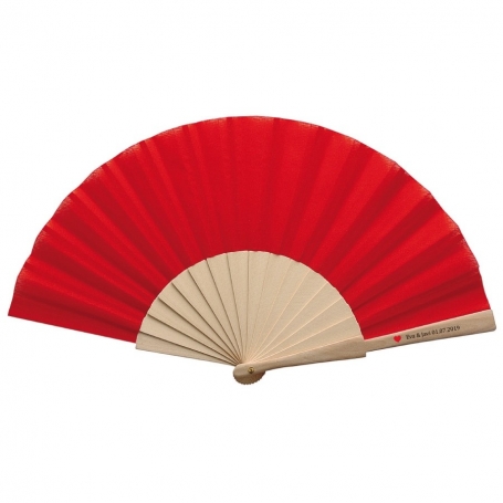 éventail Rouge Pour Mariage