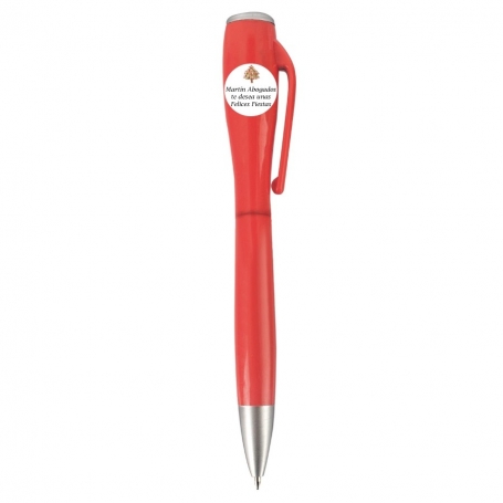 Stylo avec LED personnalisé pour Noël