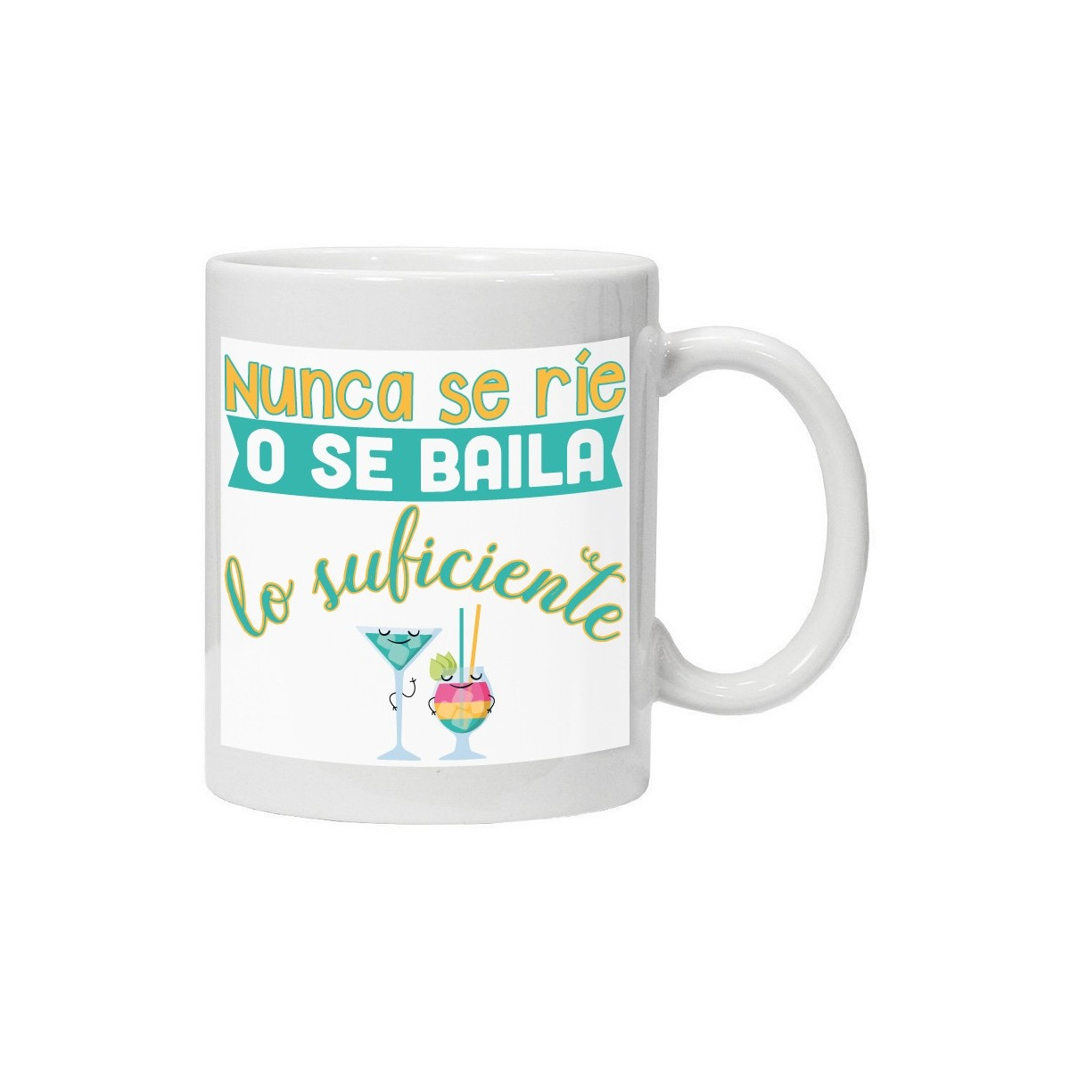 Tasses avec des phrases