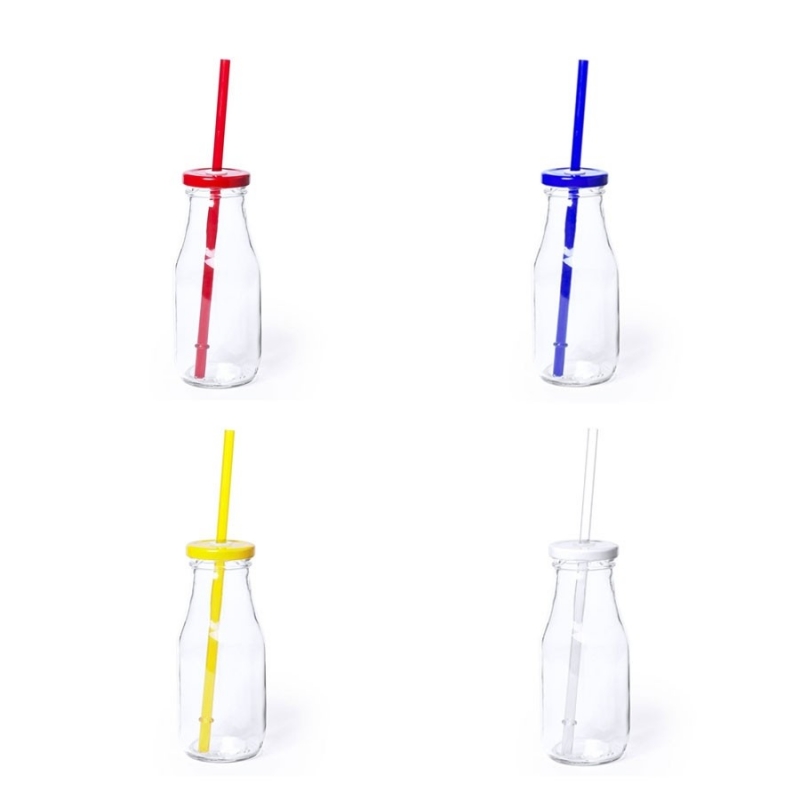 Petites Bouteilles En Verre Avec Paille Petites Bouteilles En Verre Avec Paille