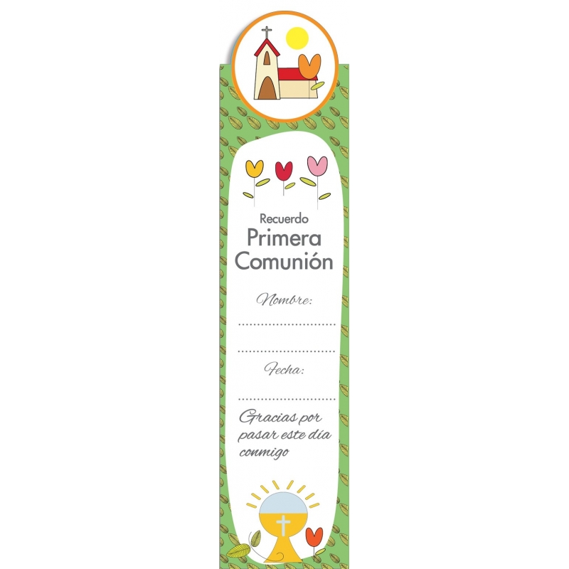 Marque page enfants communion