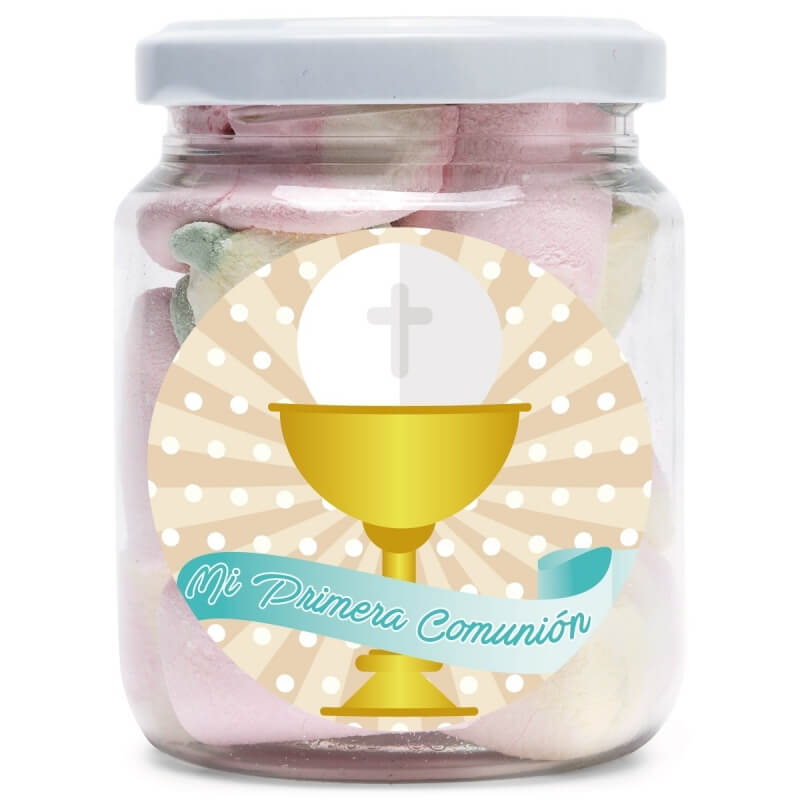 Pot de bonbons original pour communion