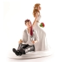 Décoration originale pour gâteau de mariage du marié ivre
