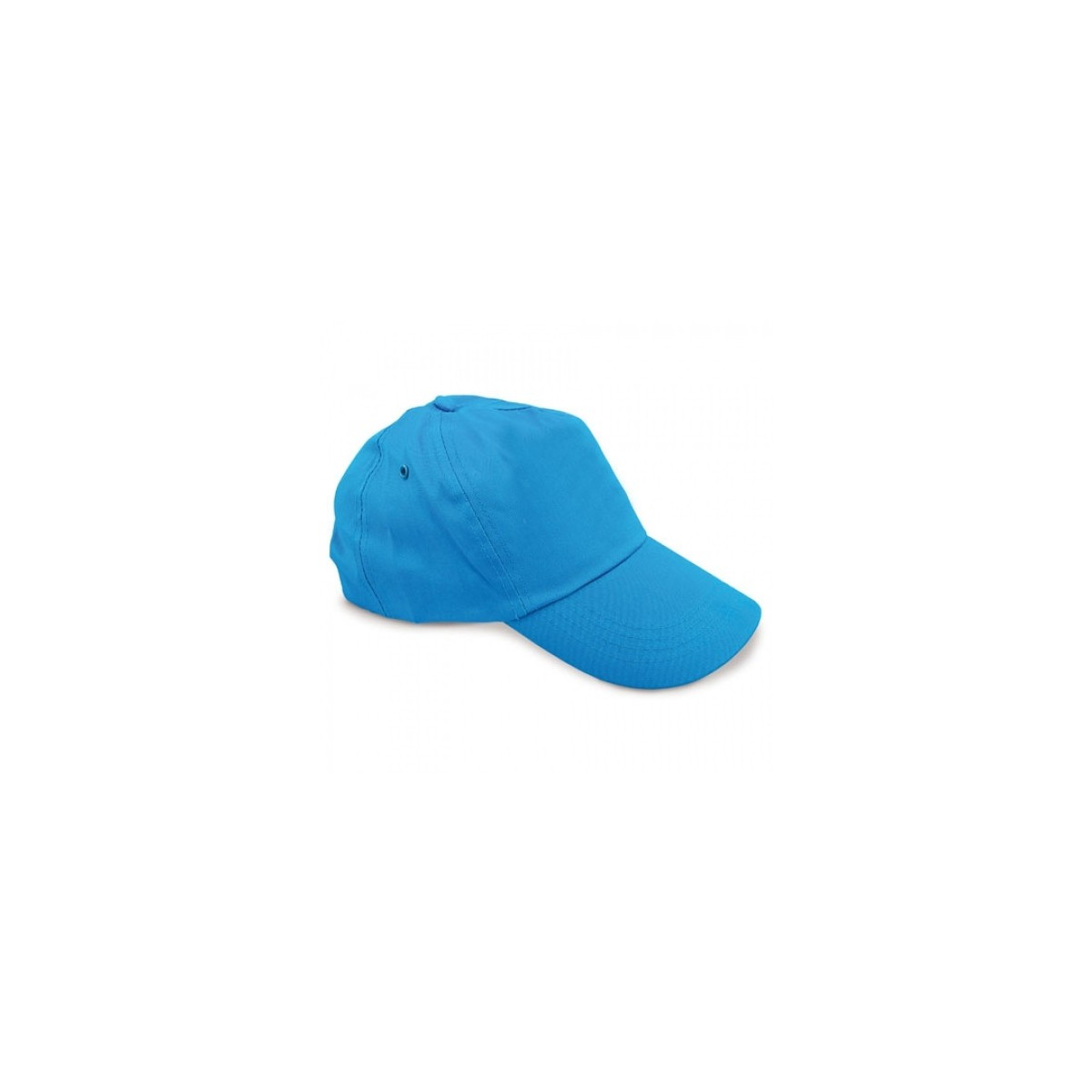 Casquette 100% coton velcro bleu moyen