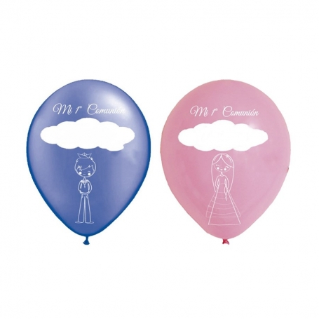 ballons avec nuages