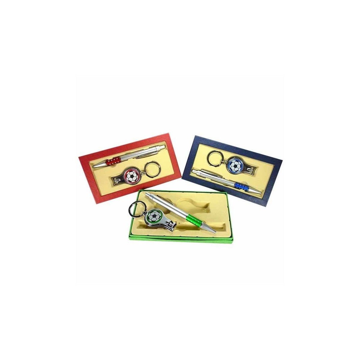 Porte-clés ouvre-bouteille avec stylo