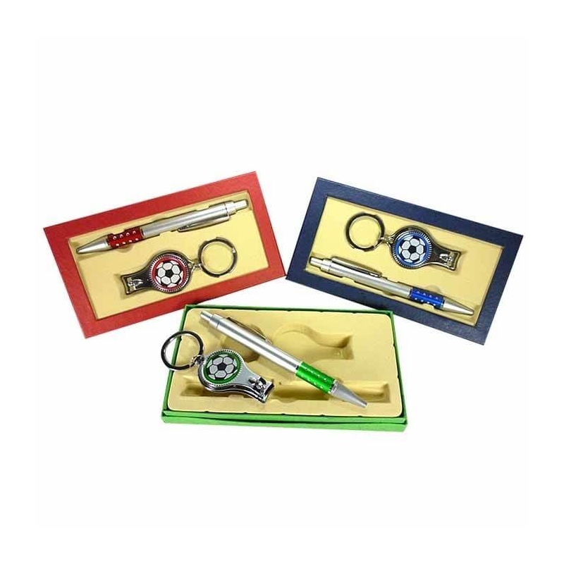 Porte-clés ouvre-bouteille avec stylo