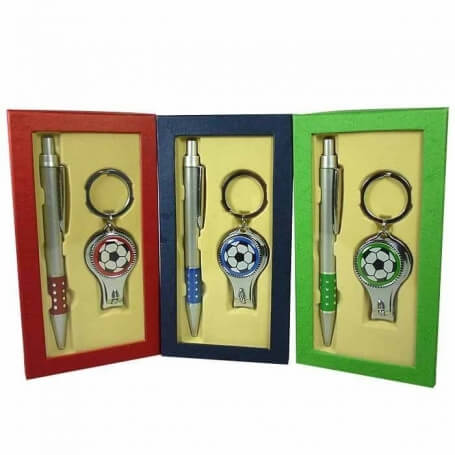 Porte-clés ouvre-bouteille avec stylo