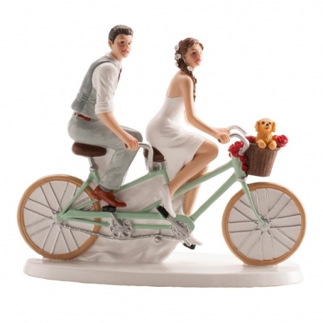 Figurine Mariage à Vélo