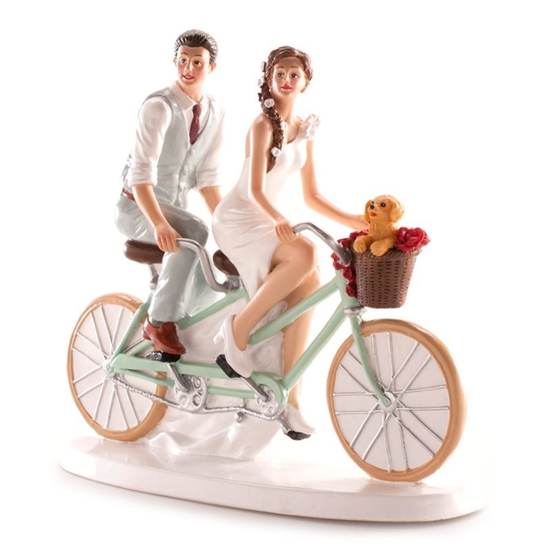 Figurine Mariage À Vélo