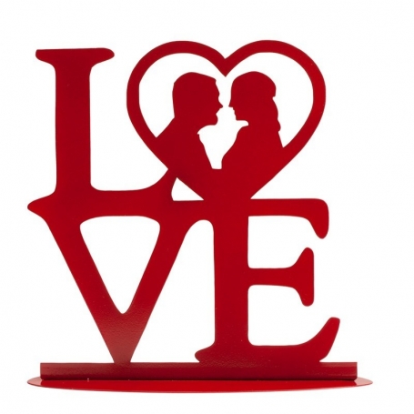 Figurine De Mariage   Love  rouge