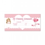 Invitation pour première communion fille