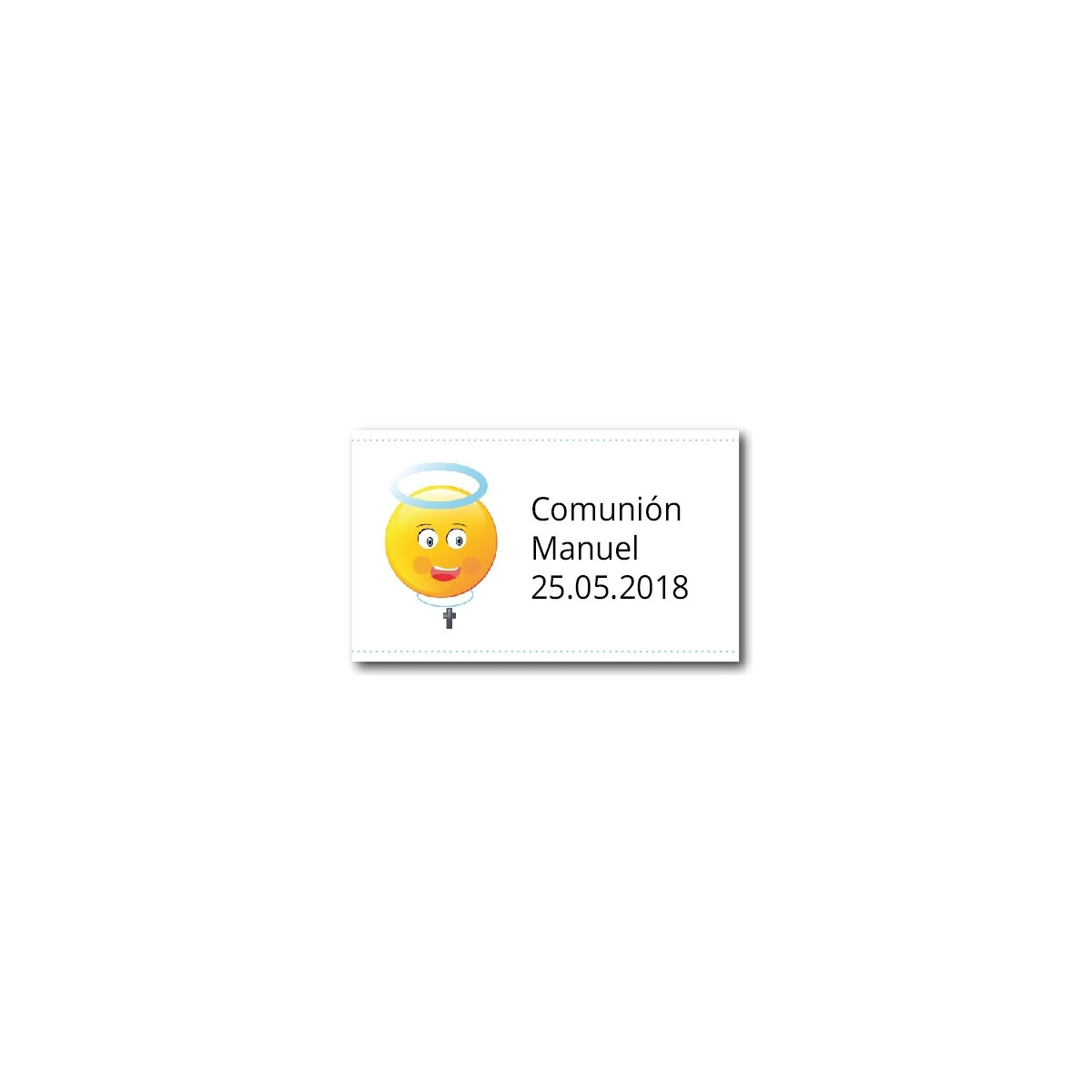 Autocollants personnalisés pour communion enfant