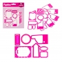Pack d'autocollants roses pour écrire