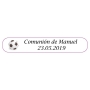 Stylo de football personnalisé communion