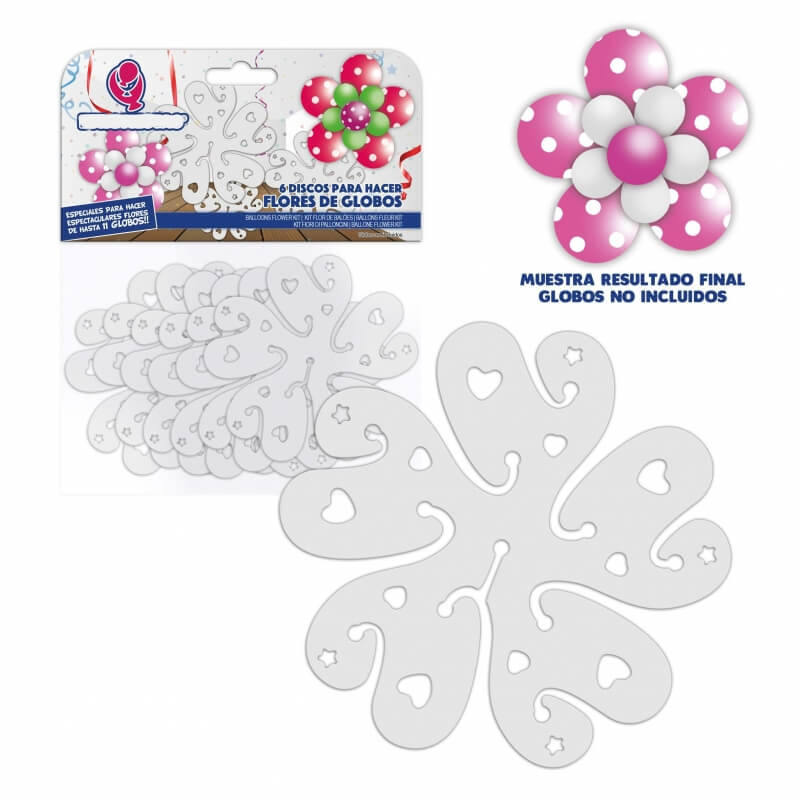 Pack disque ballons pour faire des fleurs