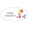 Adhésif 4,2 x 2,2, Stickers Anniversaire Original et Pas Cher