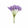 Fleurs en papier pour décorer des cadeaux et broches pour décorer des détails de communion